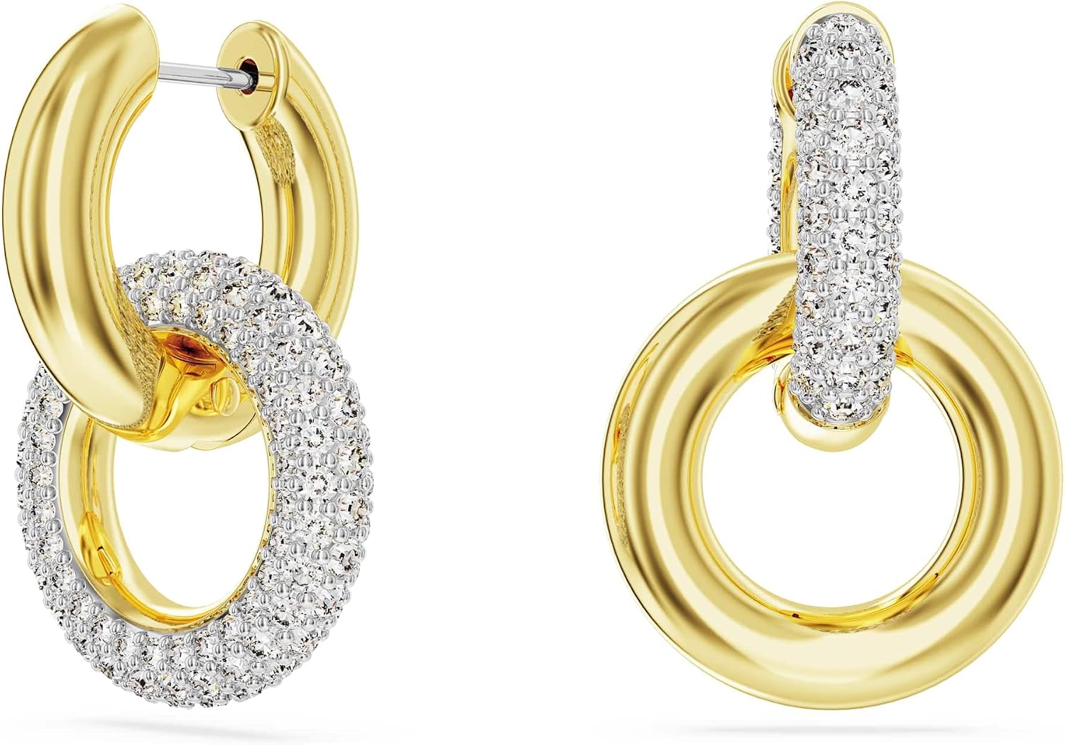 Thumbnail 6 de Swarovski Dextera Kreolen Asymmetrisch Weiß