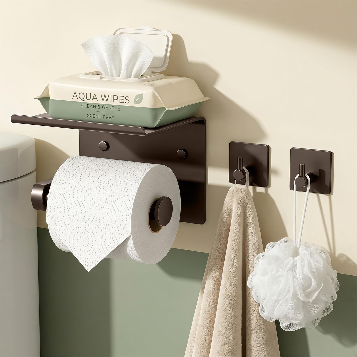 Detalle de Tindbea Toilet Paper Holder, Stainless Steel