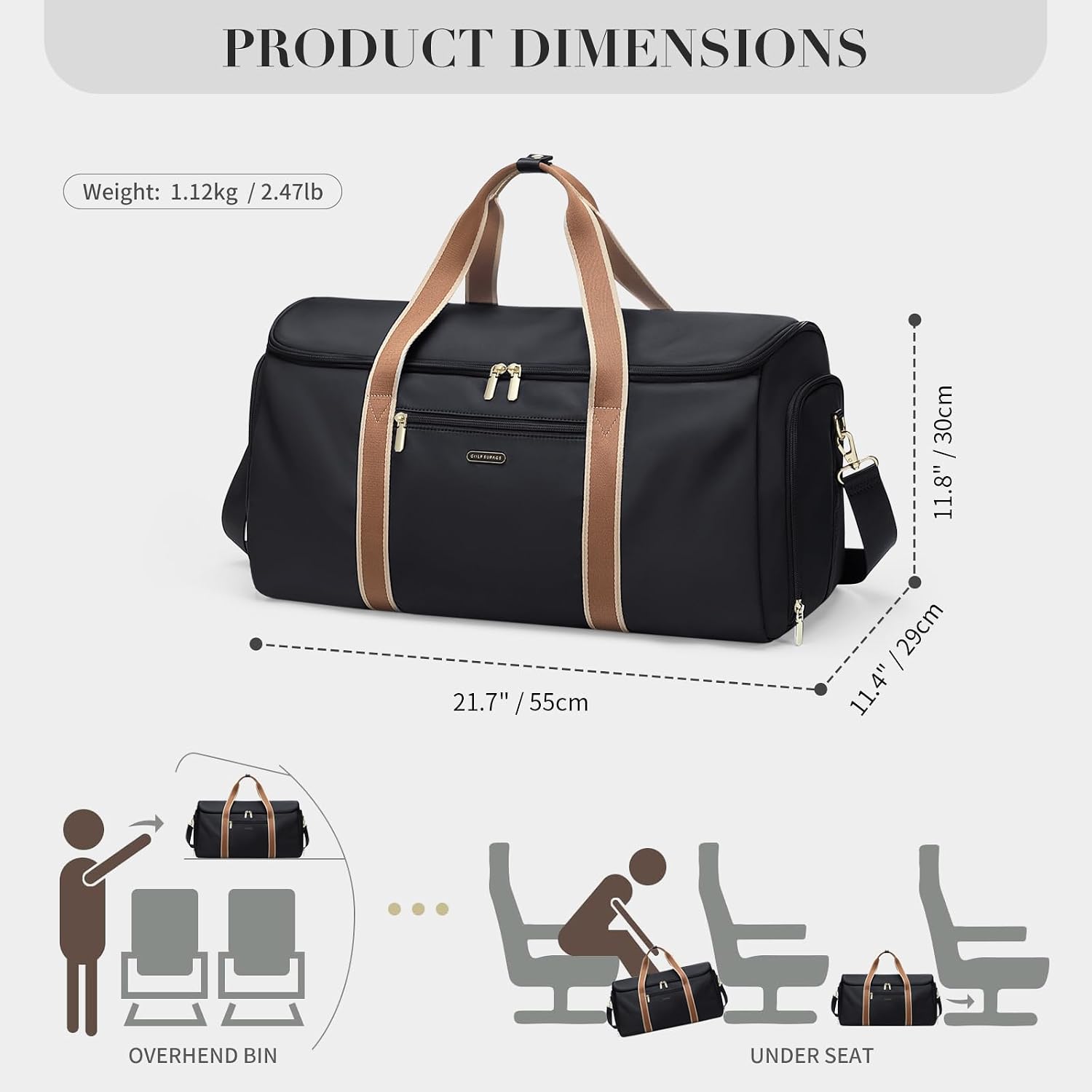 Thumbnail 6 de Umwandelbare Kleidersack Reisetasche 2 in 1