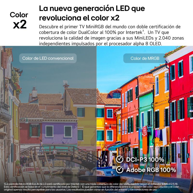 Thumbnail 2 de LG Mini RGB evo 55MRGB87B6B: TV 55" 4K con HDR, 120 Hz y foco en gaming y cine en casa
