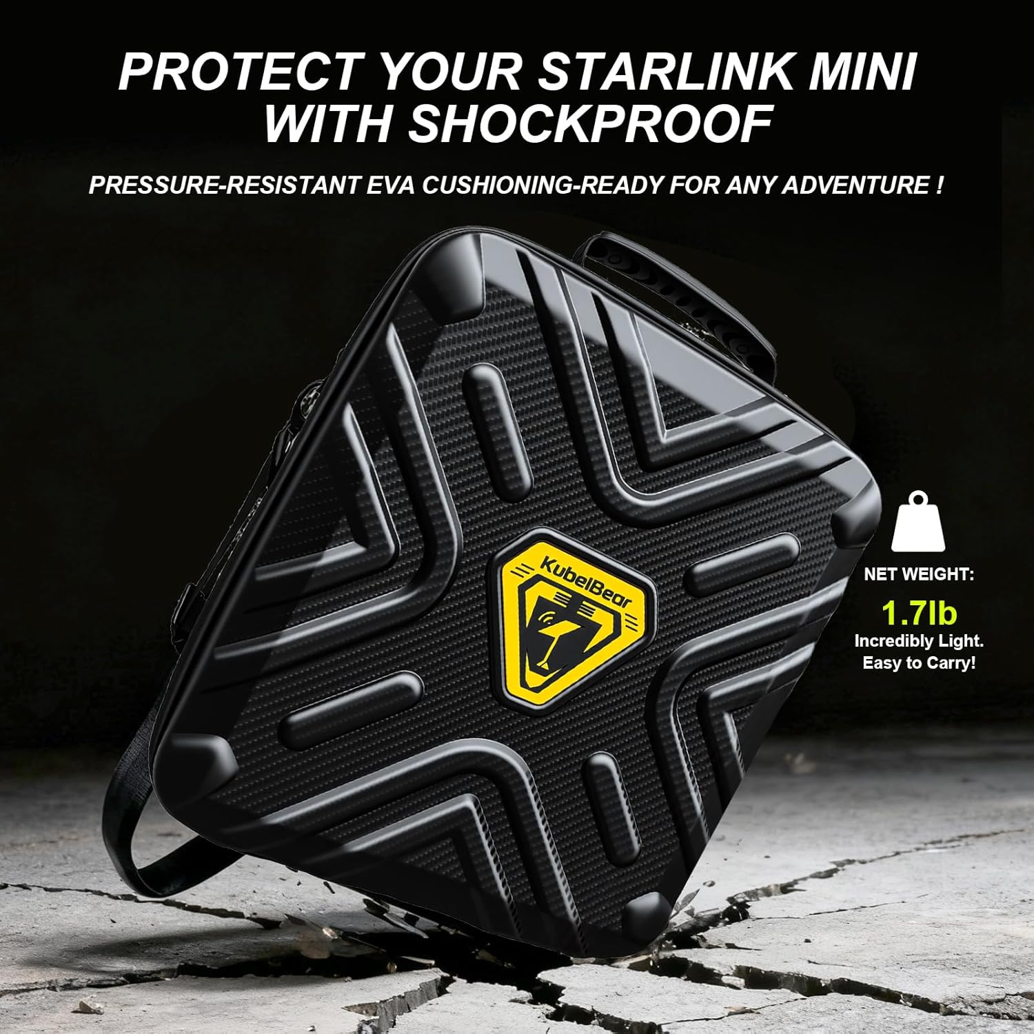 Detalle de Starlink Mini Carry Case: Protective Waterproof Storage for Starlink Mini Dish