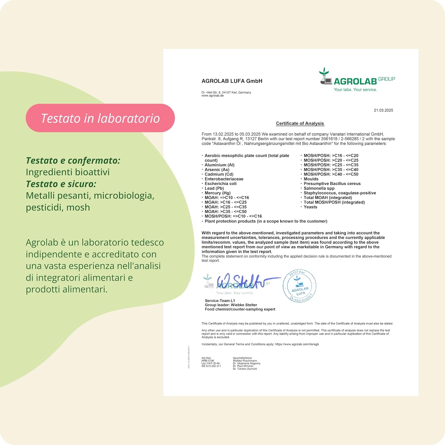 Thumbnail 3 de Vegavero Astaxantina biologica (8 mg) da Haematococcus pluvialis, vegan