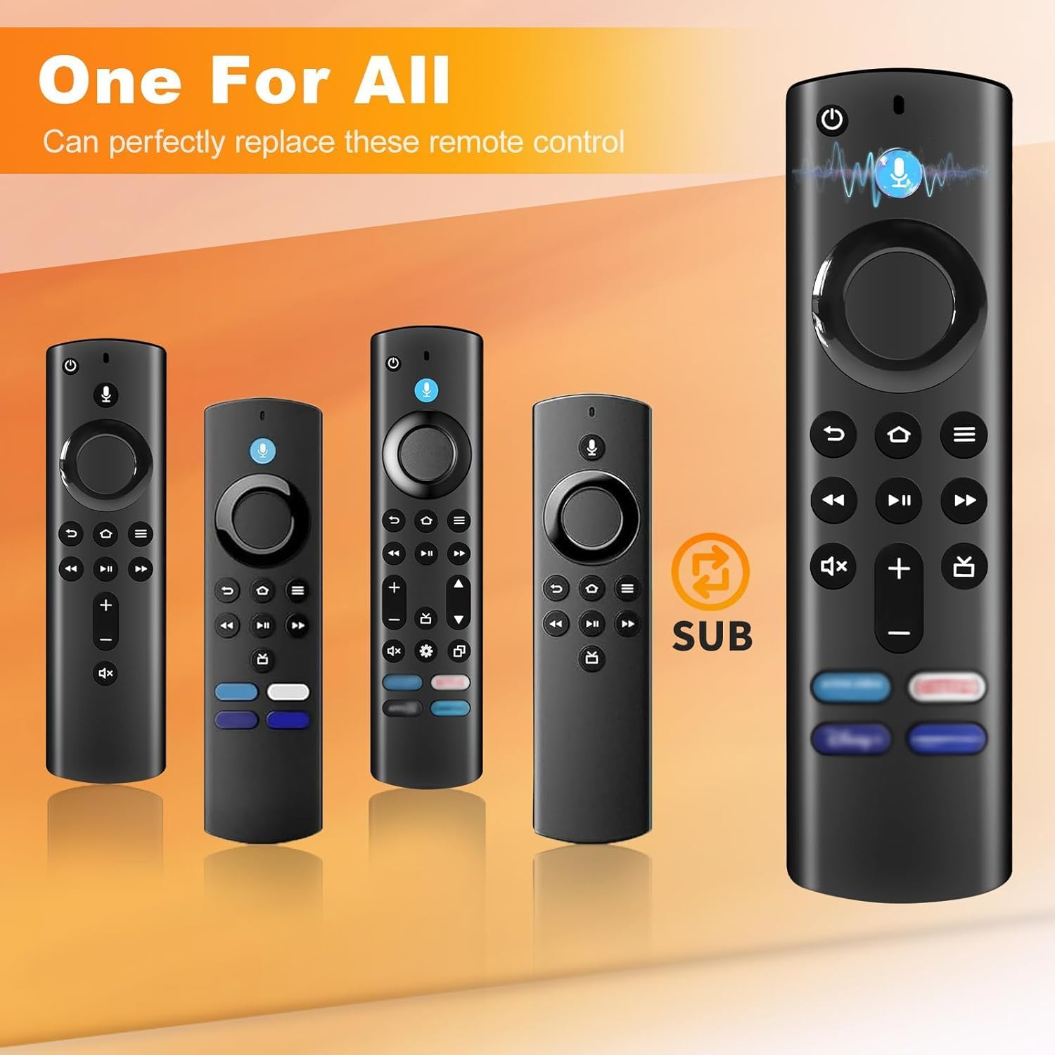 Detalle de Télécommande vocale de remplacement AG017 pour Smart TV Gen 2/3 et TV Cube Gen 2/3