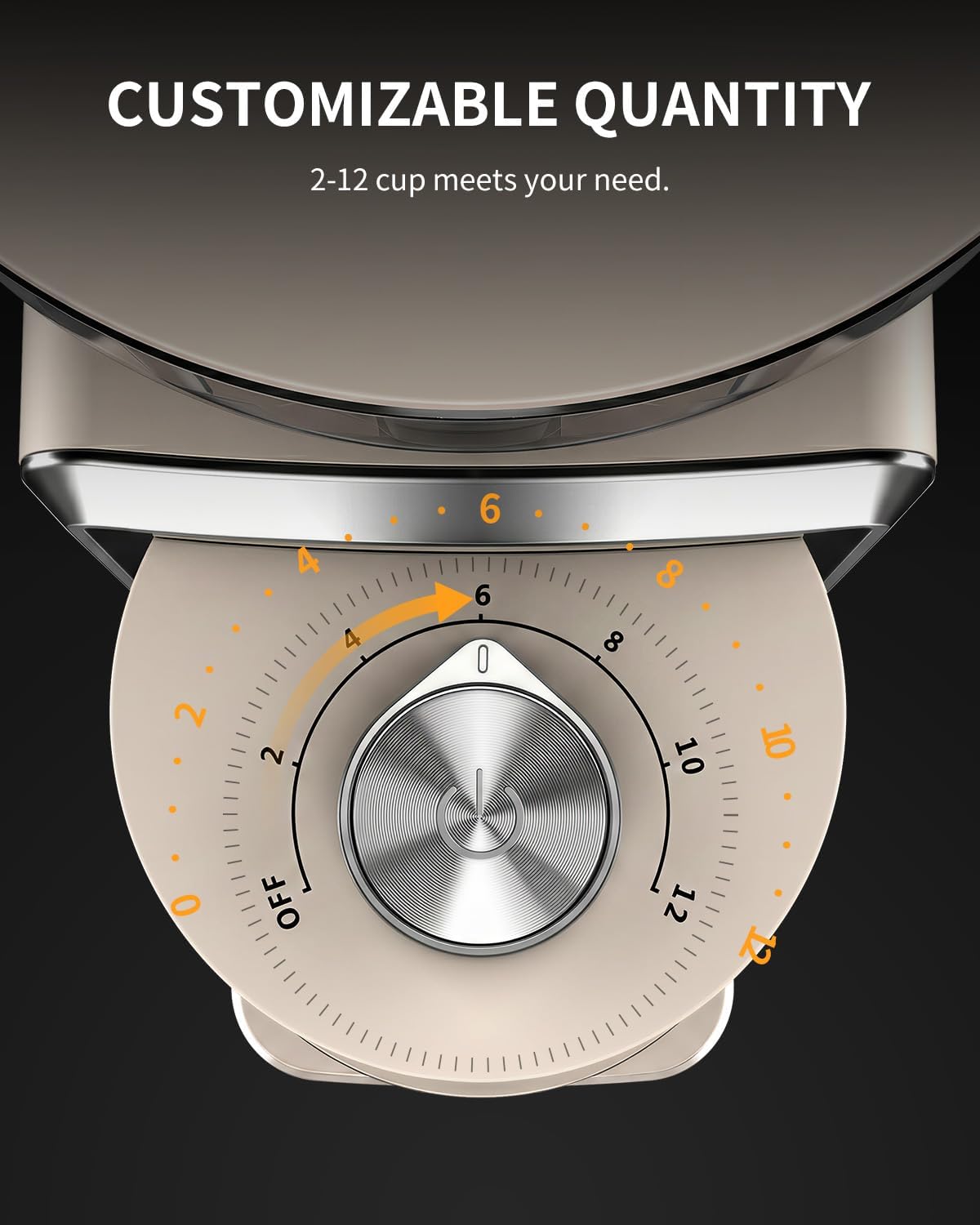 Detalle de KIDISLE Burr Coffee Grinder, 35 Settings