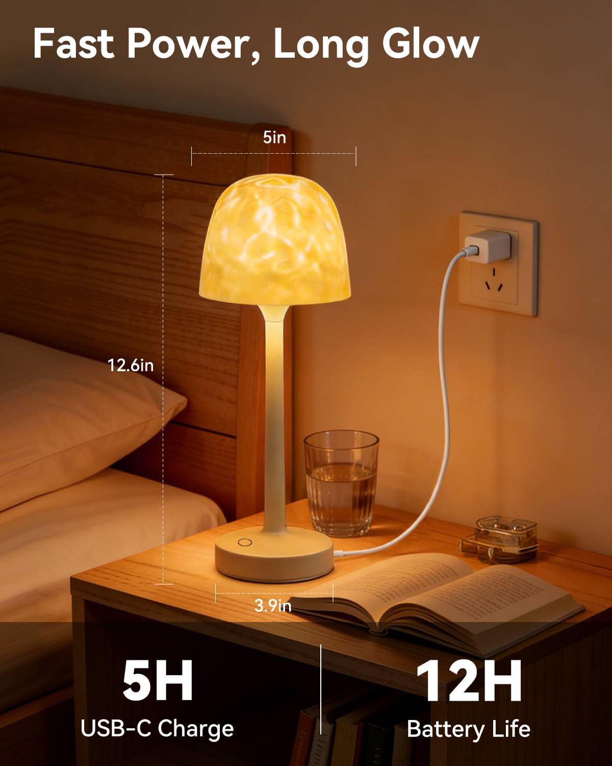 Thumbnail 5 de SAIWEYA Spa-Like Waterproof Bathroom Shower Lamp with 16-Colour Ocean Wave Projector (Rechargeable, Touch & Remote)