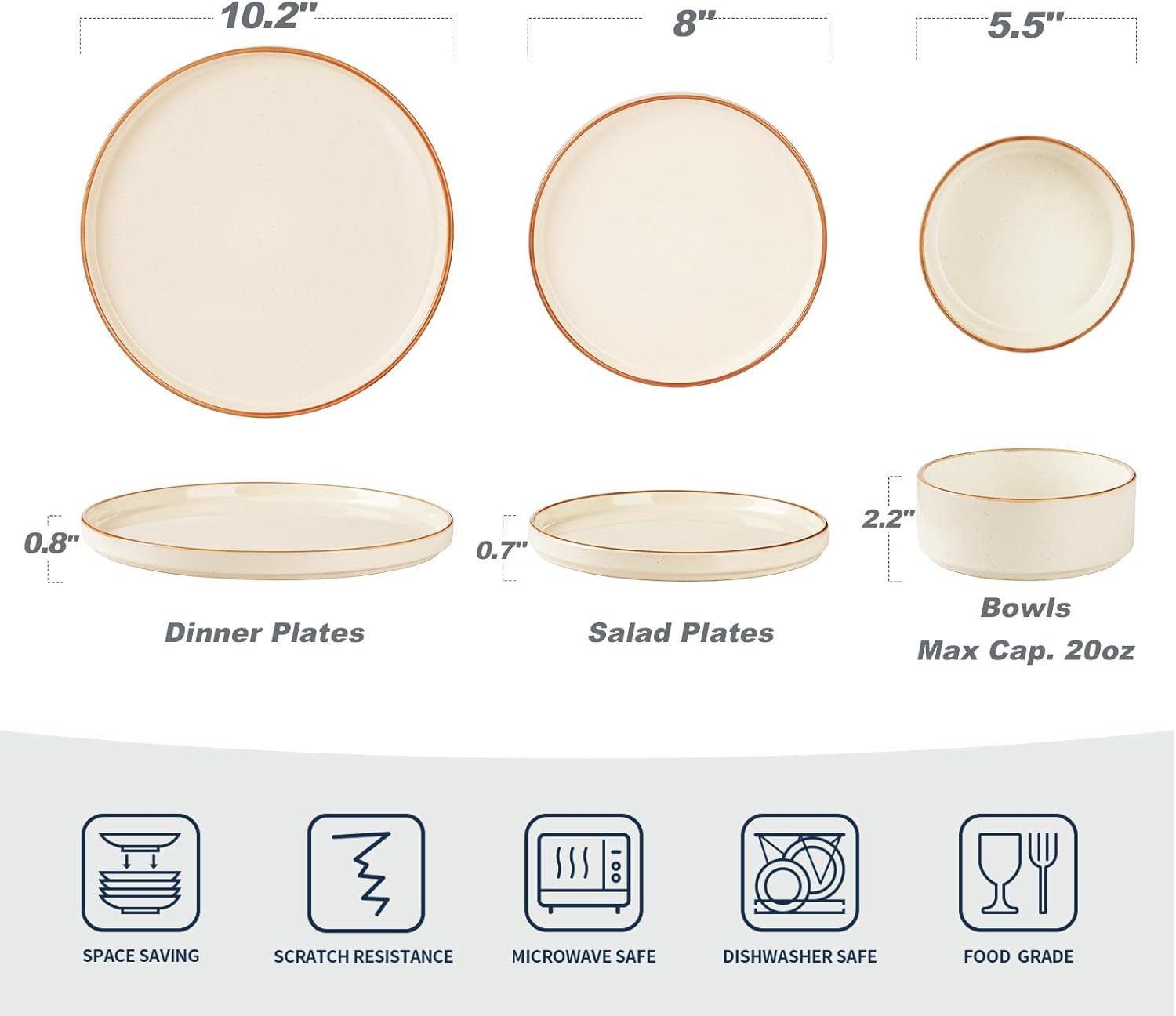 Thumbnail 1 de Famiware Nebula 12-Piece Stoneware Set