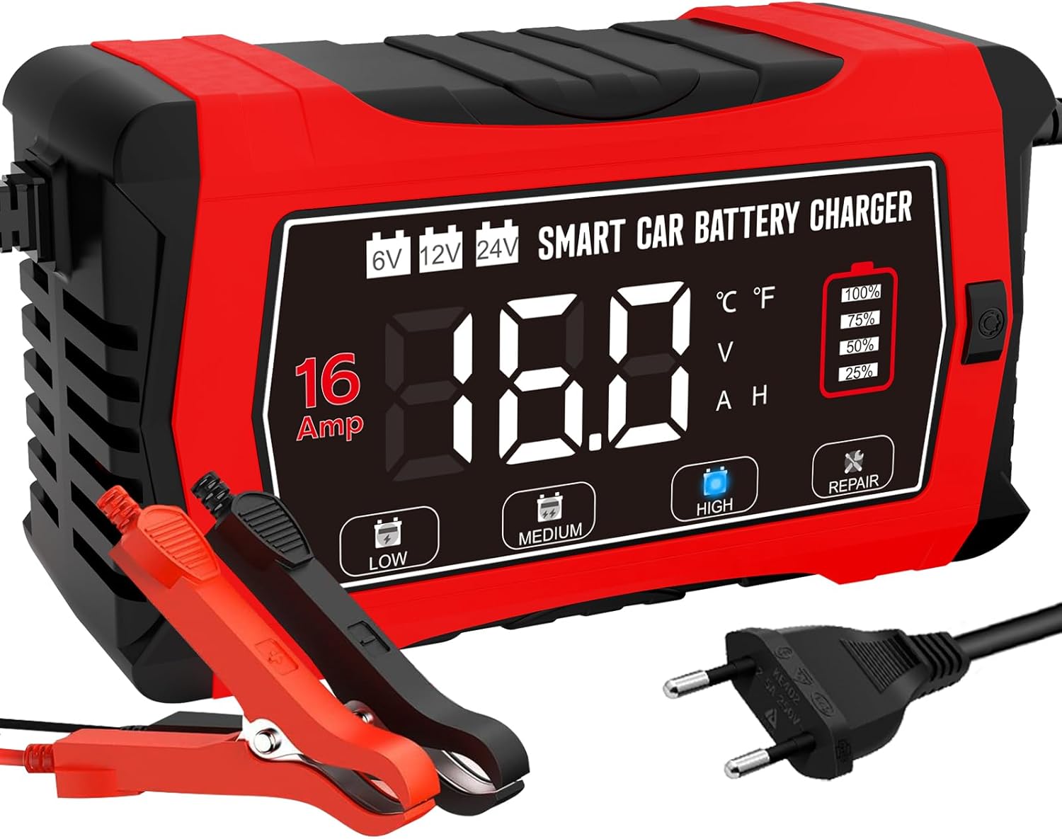Detalle de HTRC 16 A Autobatterie Ladegerät