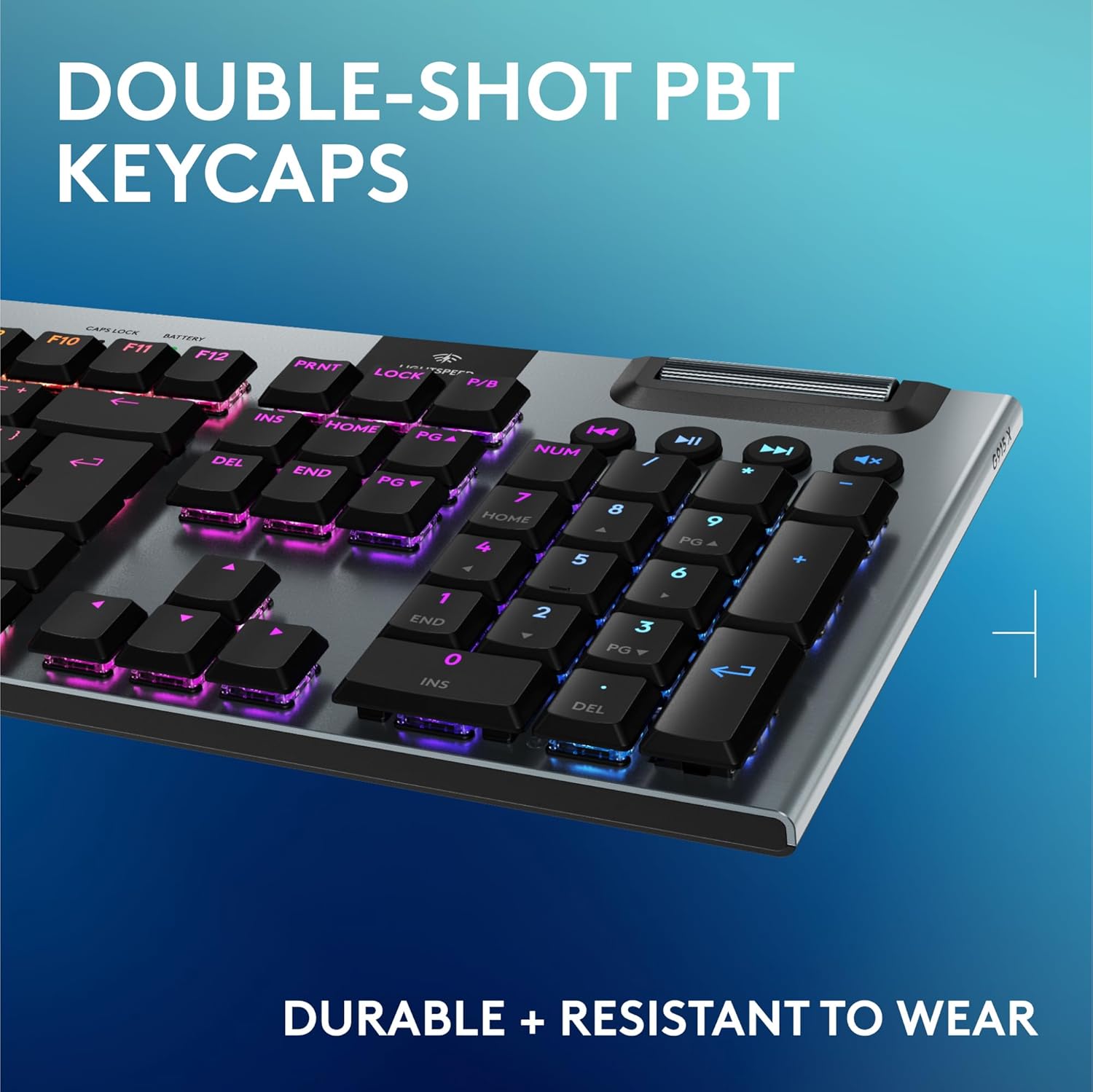 Thumbnail 6 de Logitech G915 X LIGHTSPEED Low-Profile Wireless Gaming Keyboard (UK) with GL Brown Switches