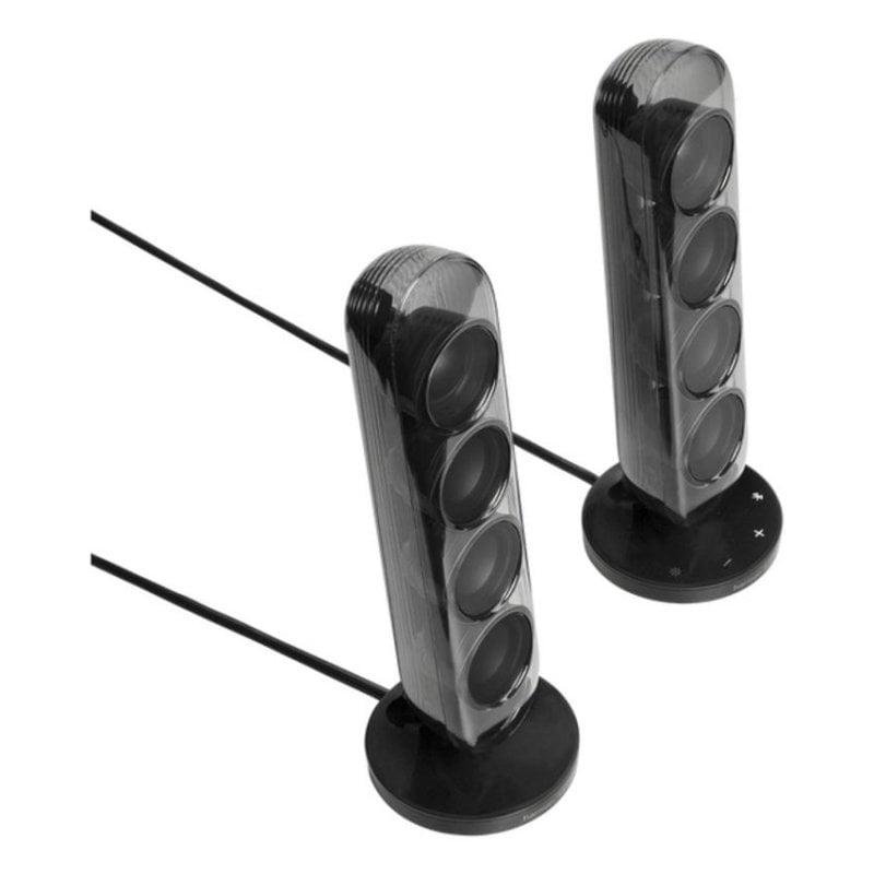 Detalle de Altavoces Harman Kardon 2.1 Bluetooth 190W con iluminación LED