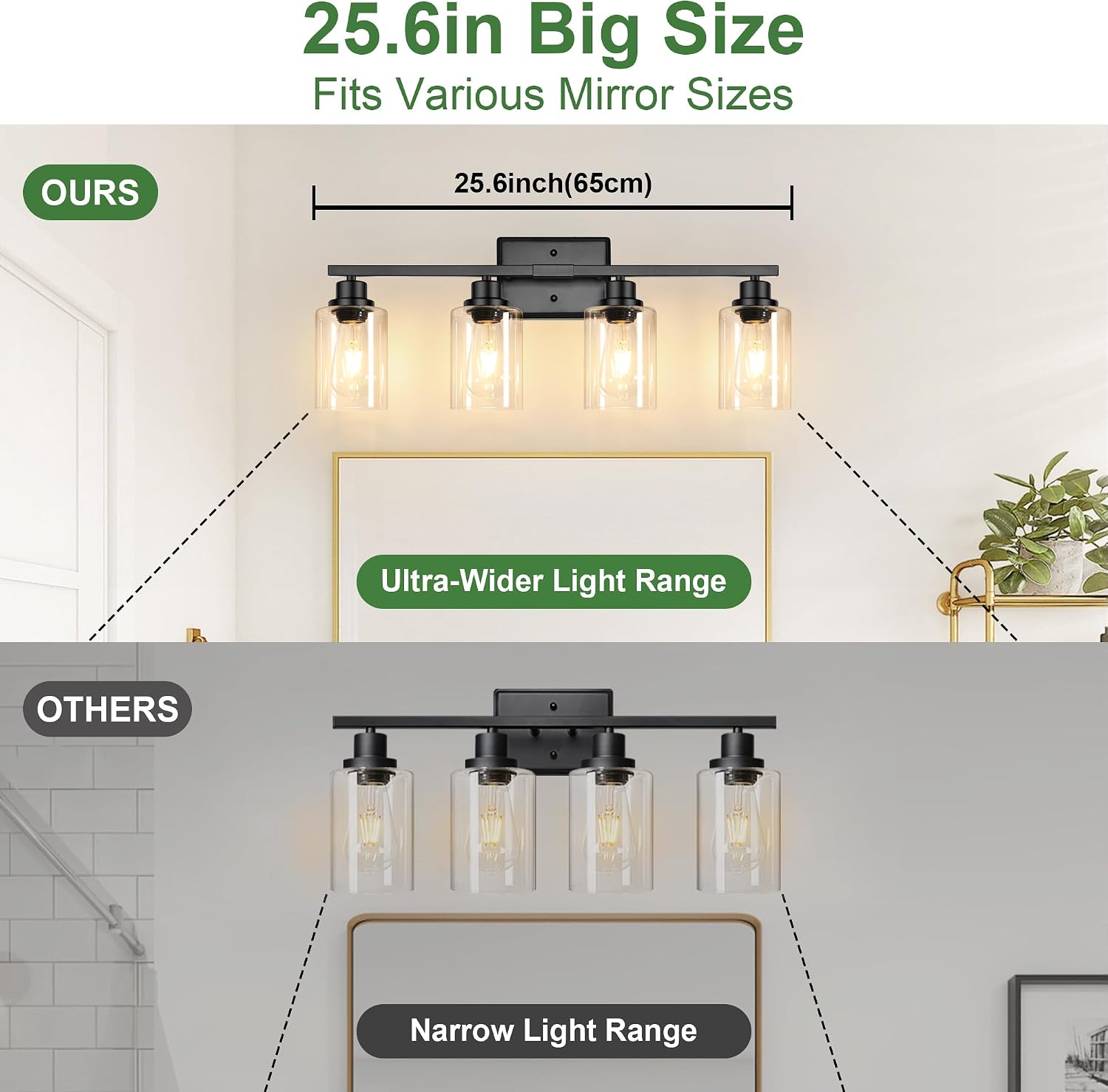 Detalle de Ascher Bathroom Vanity Light, 4-Light