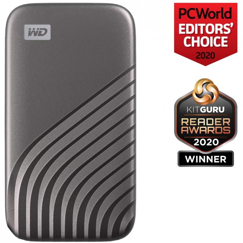 Detalle 2 de SanDisk WD My Passport SSD de 2TB con USB-C (negro) – rápido y con cifrado por contraseña