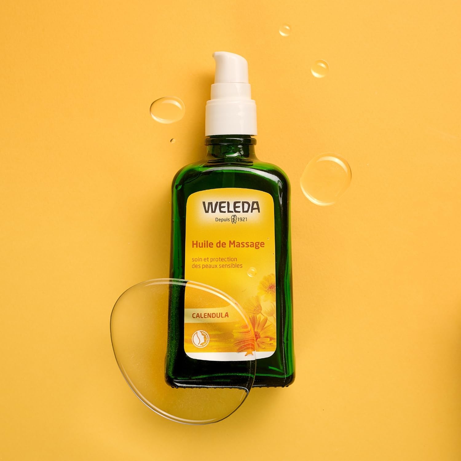 Detalle 1 de WELEDA Huile de Massage Calendula 100ml