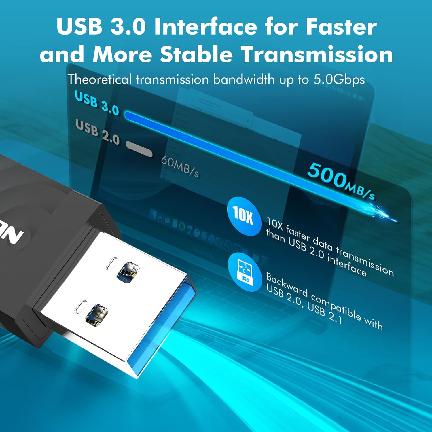 Thumbnail 4 de NEWFAST 1300Mbps USB WLAN Stick 📶
