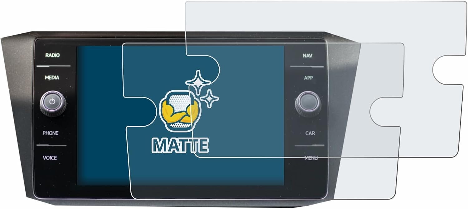 Detalle 2 de BROTECT Protector Pantalla Anti-Reflejos para Volkswagen Discover Media 2 unidades