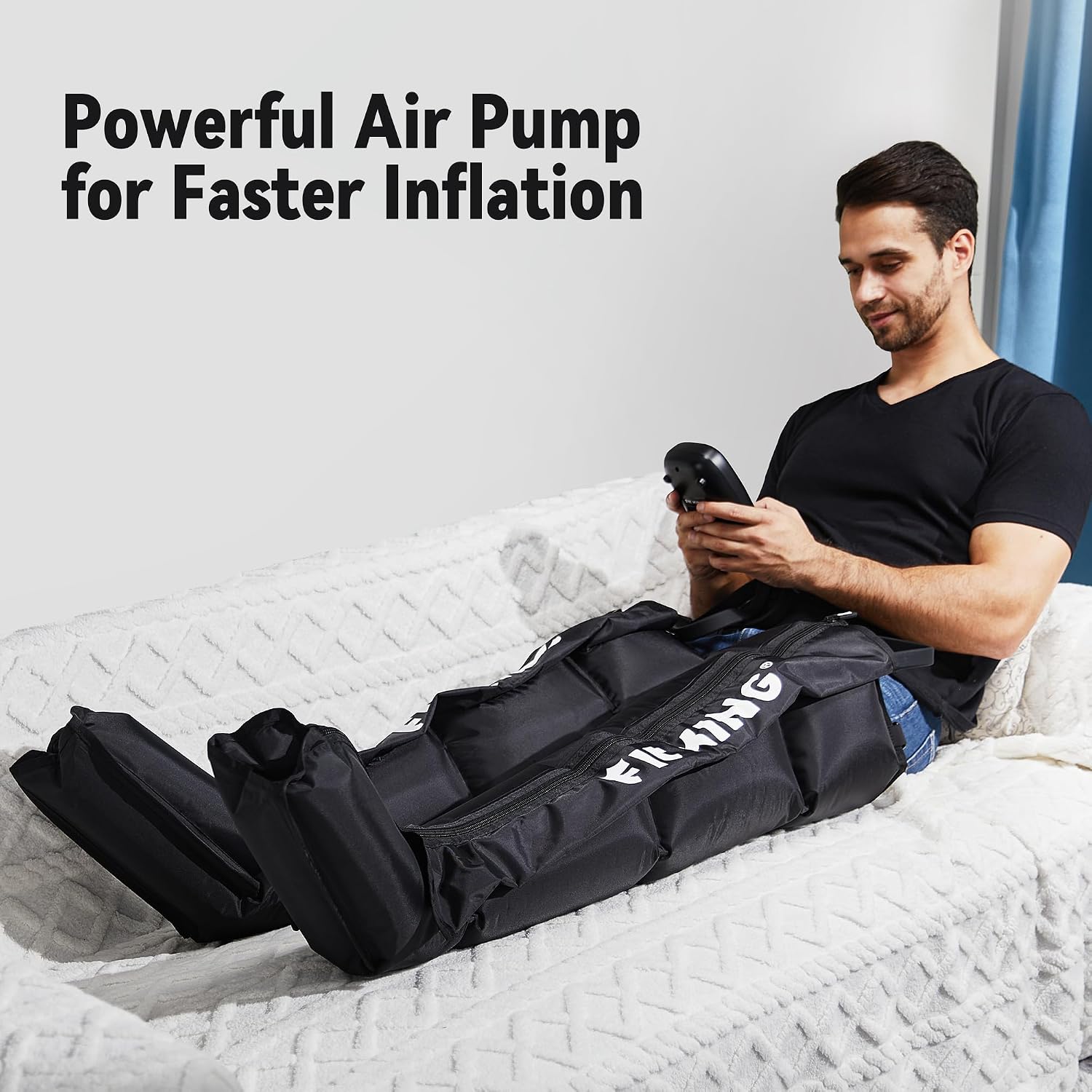 Thumbnail 2 de FIT KING Air Compression Recovery System (Small) – Foot and Leg Massager Boots for Fast Recovery