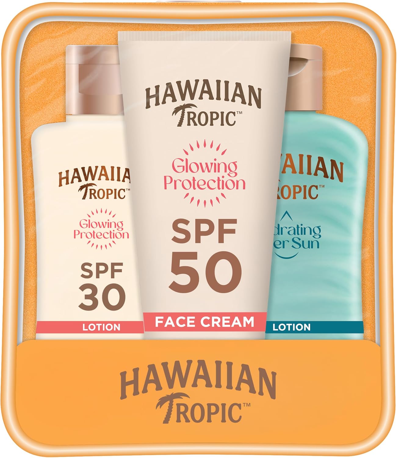 Imagen de Hawaiian Tropic Glowing Protection Trio: protezione solare completa per viso, corpo e doposole en OfertitasTOP