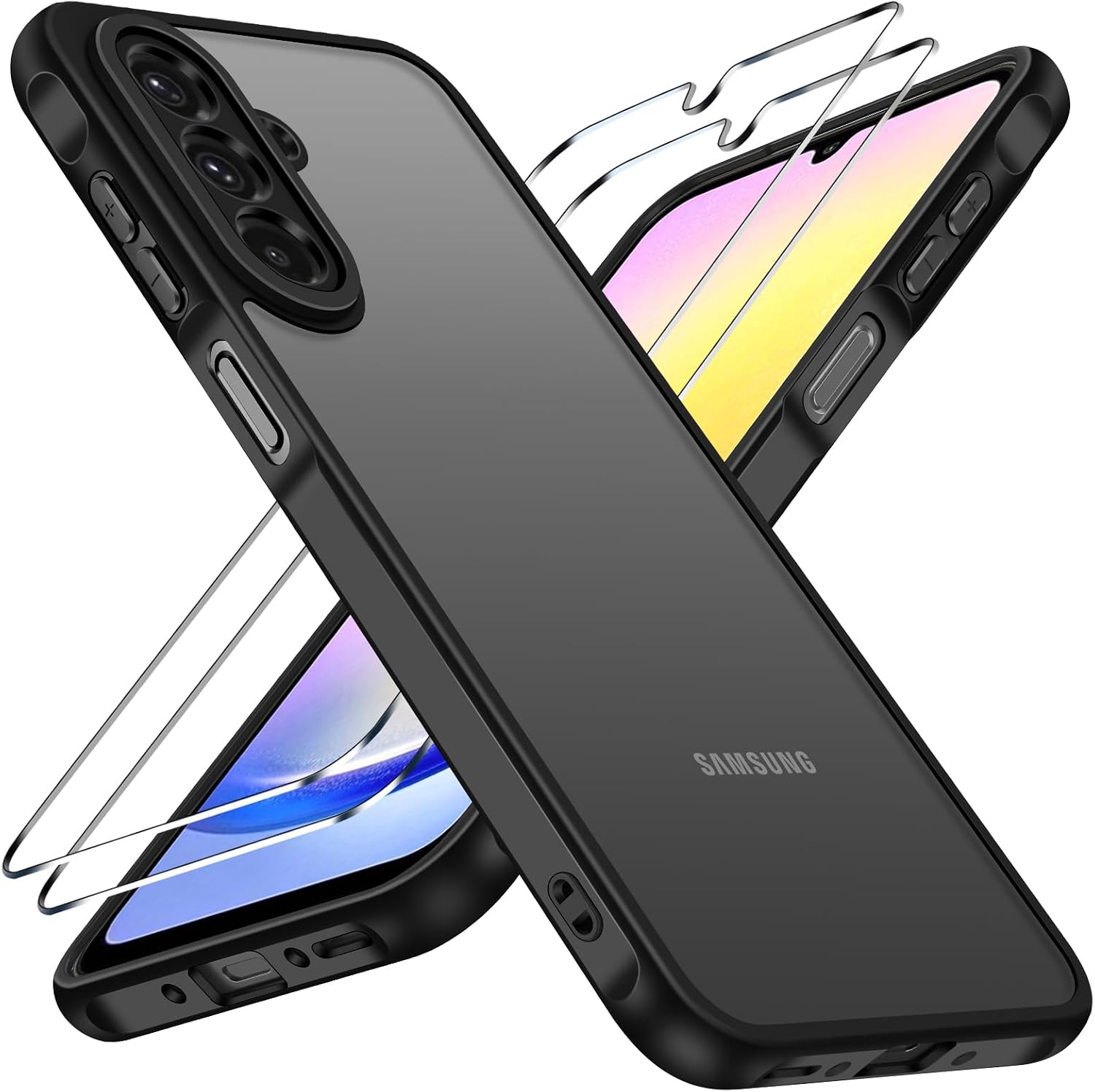 Detalle de ivoler Coque Mat Galaxy A26 5G 2 Verres Trempé