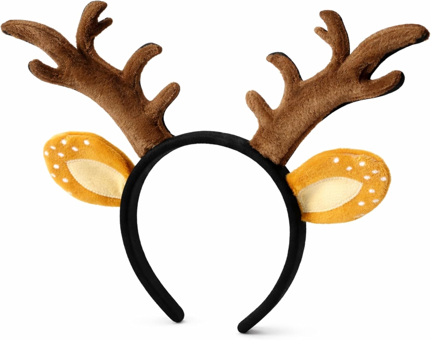 Detalle de TK Gruppe Timo Klingler hårband med renhorn för karneval och maskerad