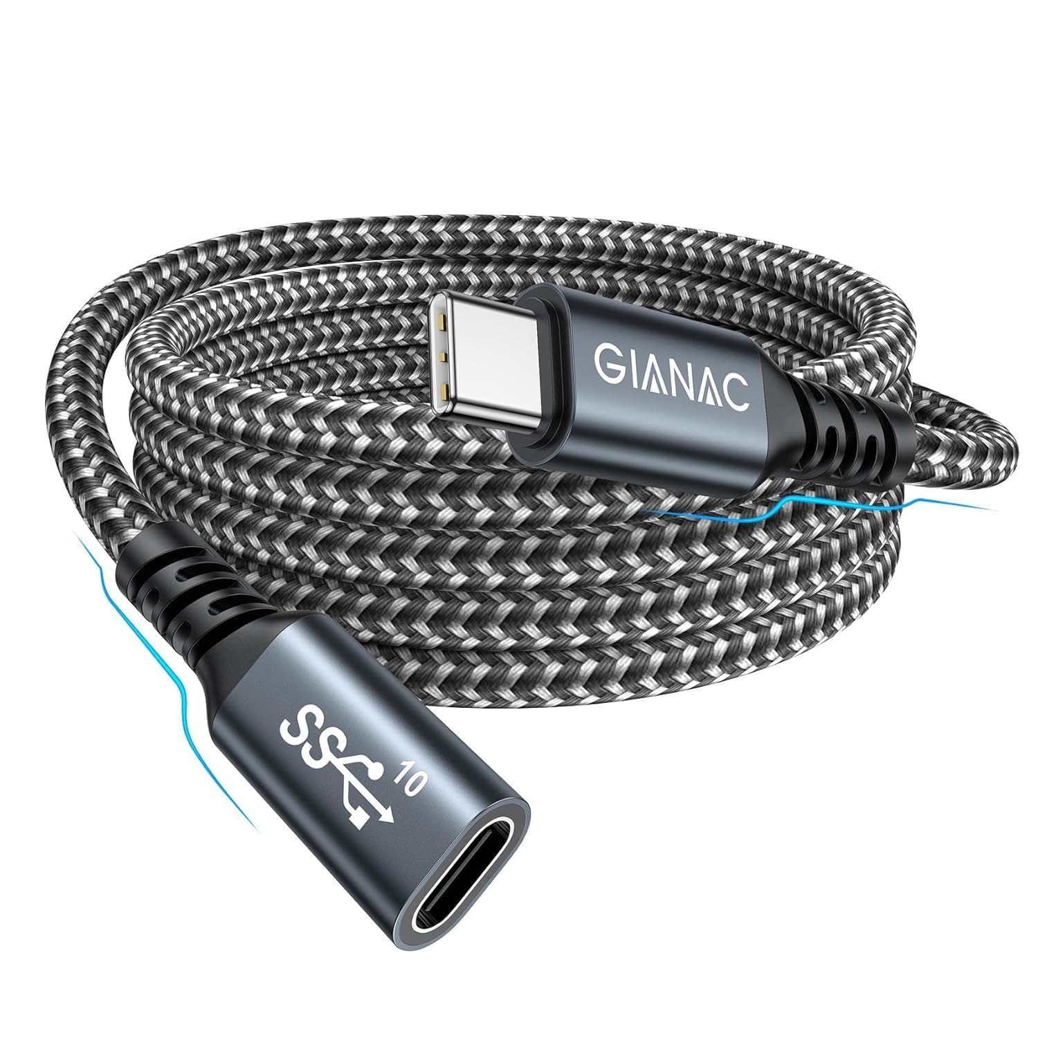 Detalle de USB C Verlängerungskabel 3 m für 100W