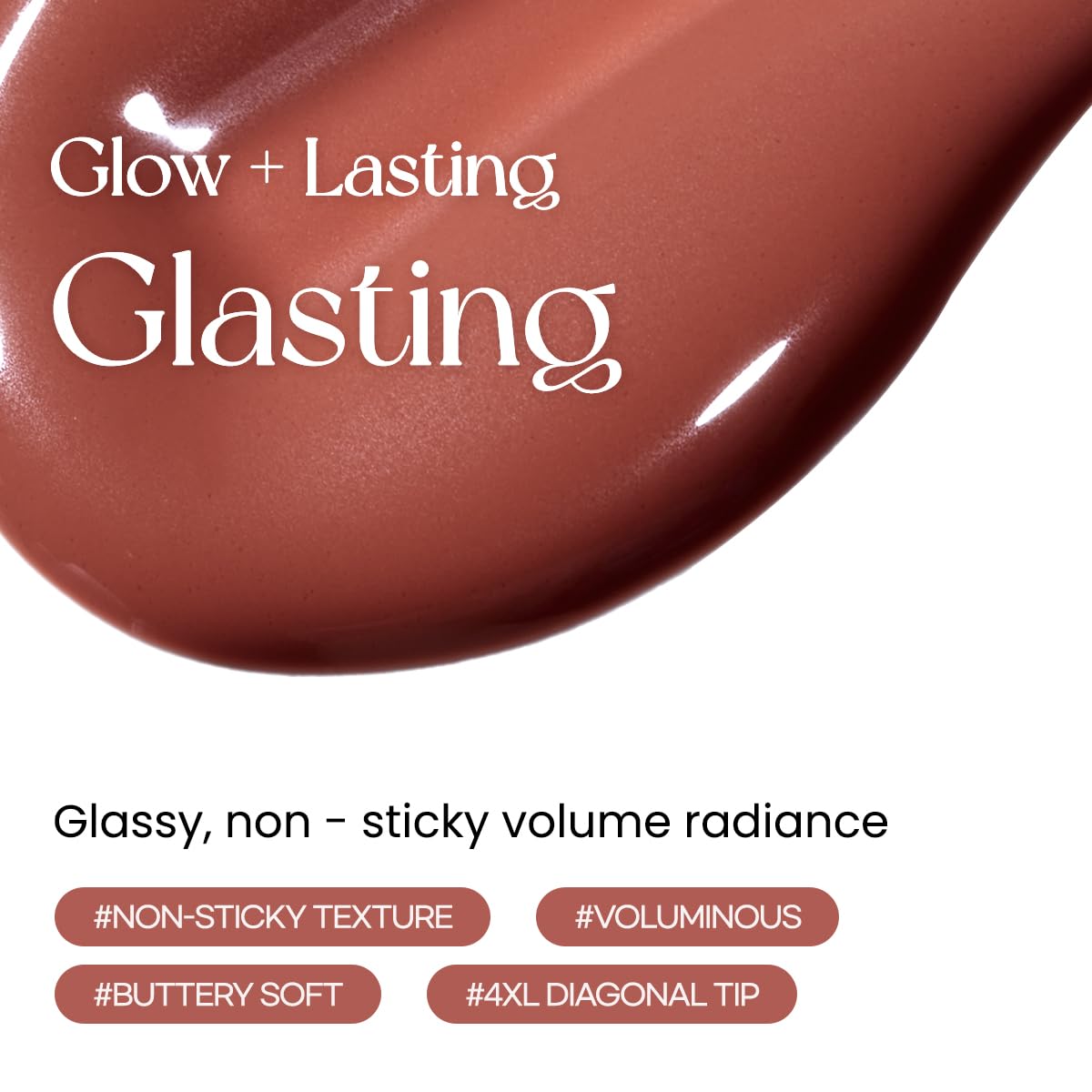 Detalle de Peripera Ink Glasting Lip Gloss 009 Grow on You (Non-Sticky, Gloss Shine, 4XL Wand)