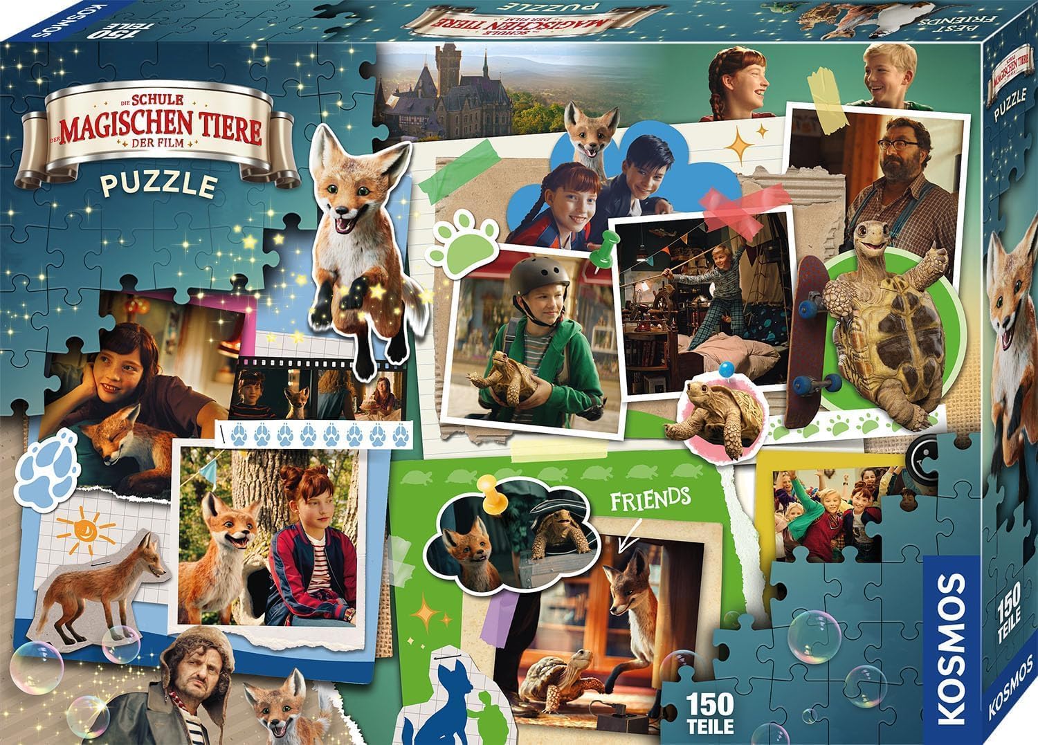 Detalle de KOSMOS 684440 Die Schule der magischen Tiere – Puzzle 150 Teile, Beste Freunde