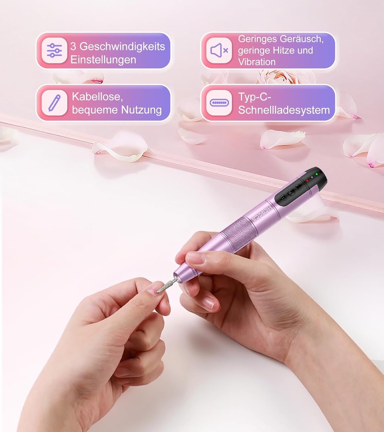 Thumbnail 5 de HEBECA Nagelfräser Set 12 in 1 akkubetrieben
