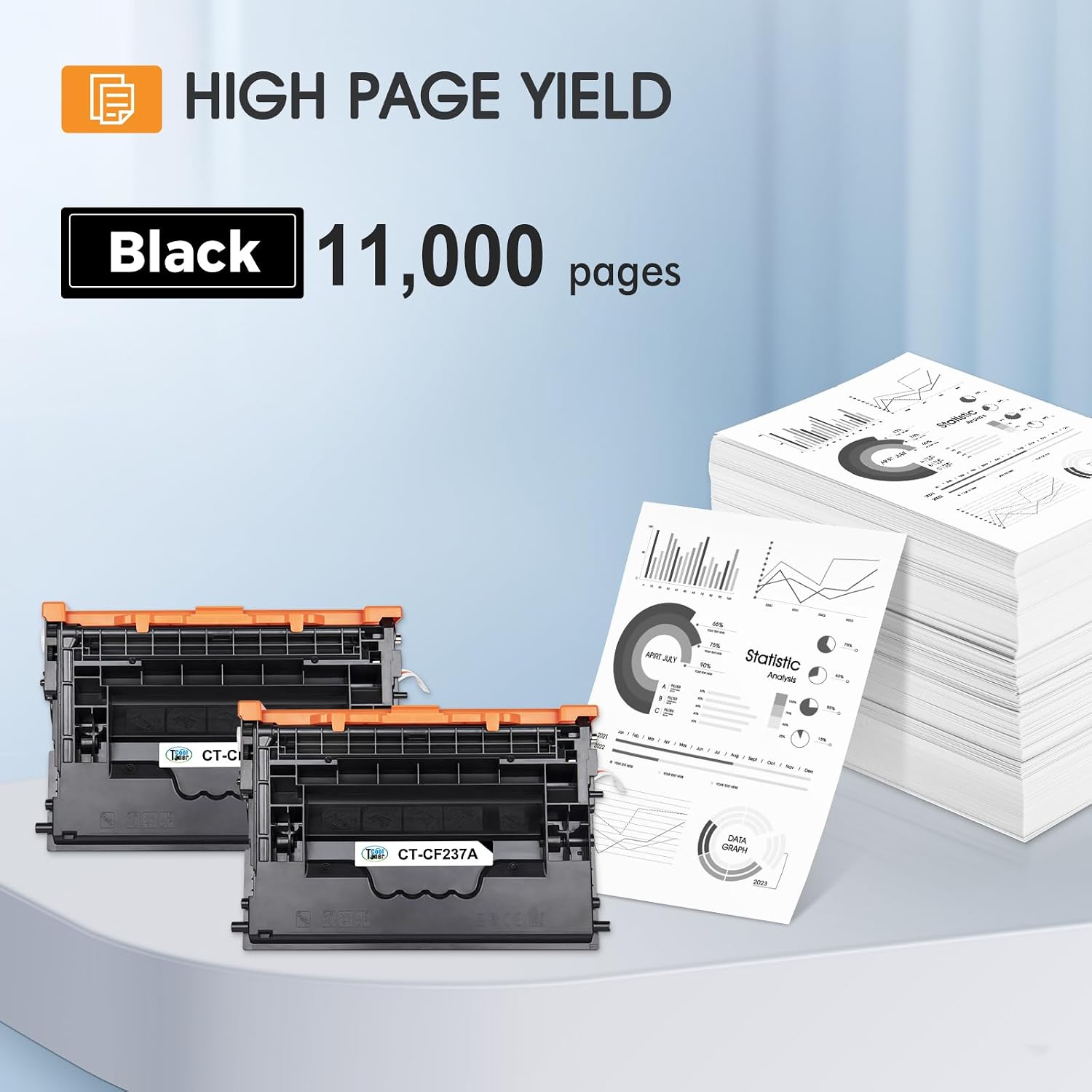 Detalle de Cool Toner Black Toner Cartridge, 2-Pack
