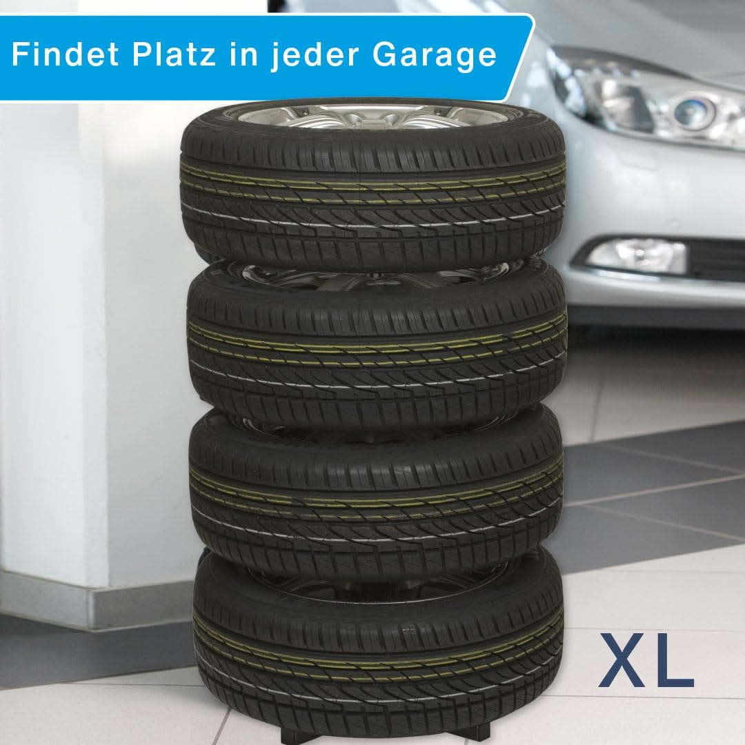 Thumbnail 4 de cartrend Reifenständer XL Max – Tragkraft 120 kg, für Felgen und Reifen bis 285 mm, schwarz