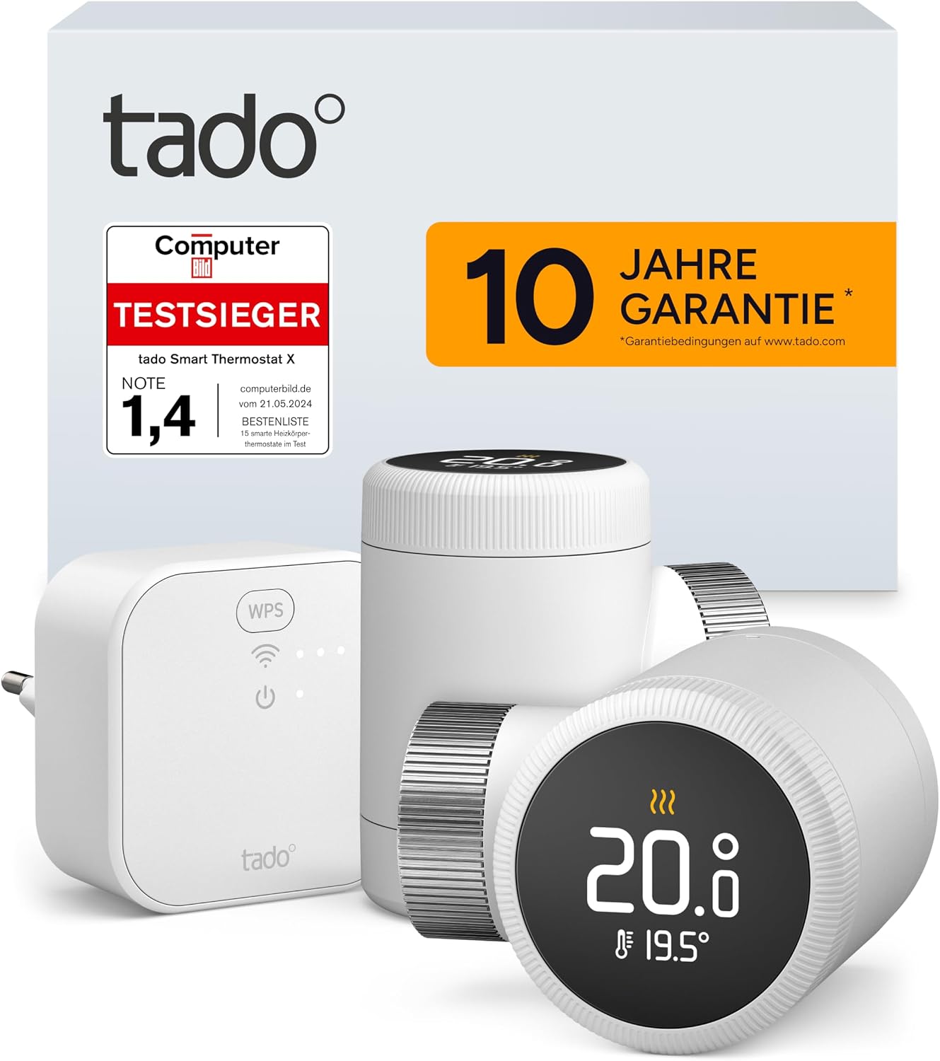 Detalle de tado Smart Heizkörperthermostat X Starter Kit