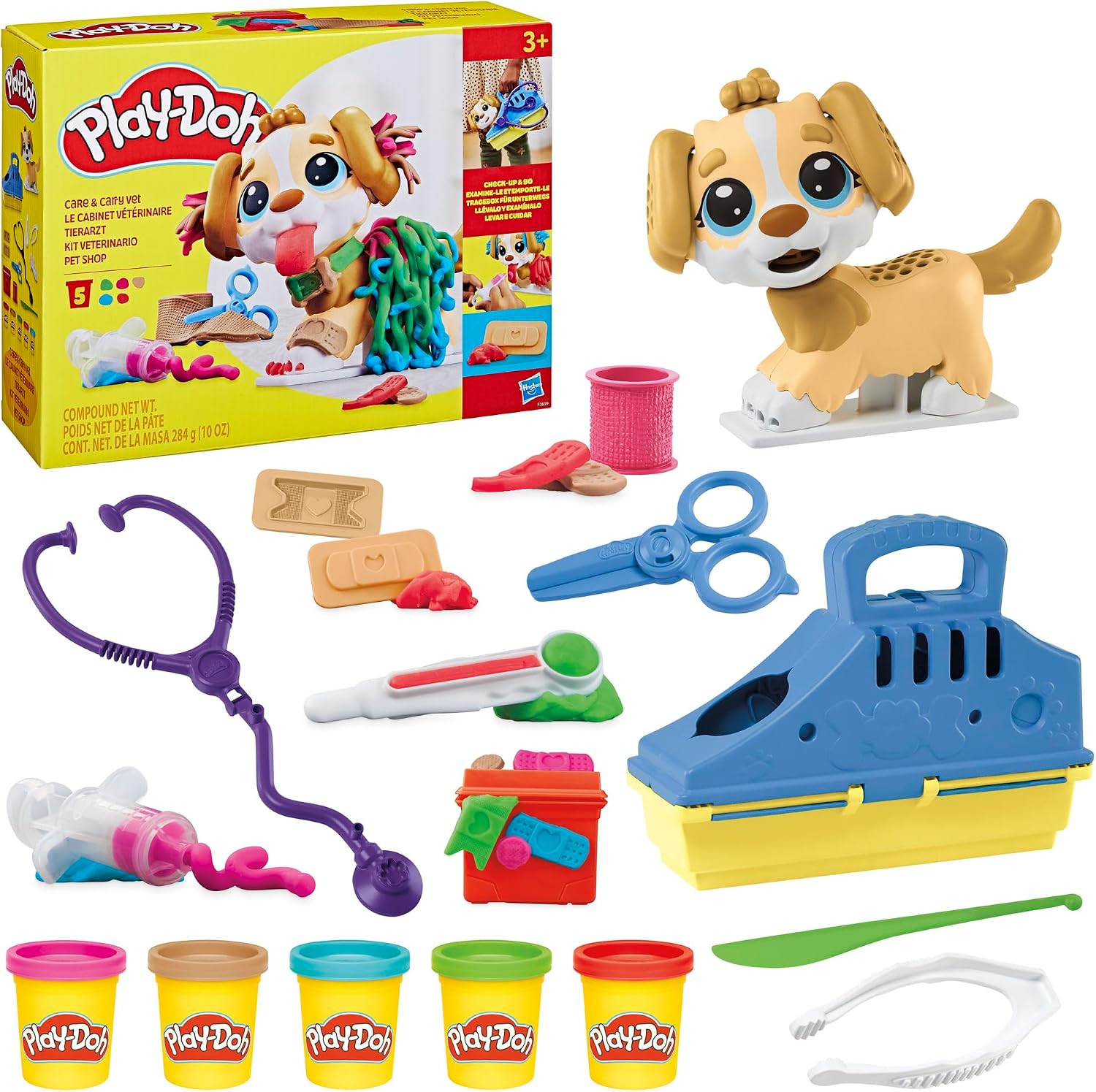 Detalle de Play‑Doh Set Veterinario 5 vasetti