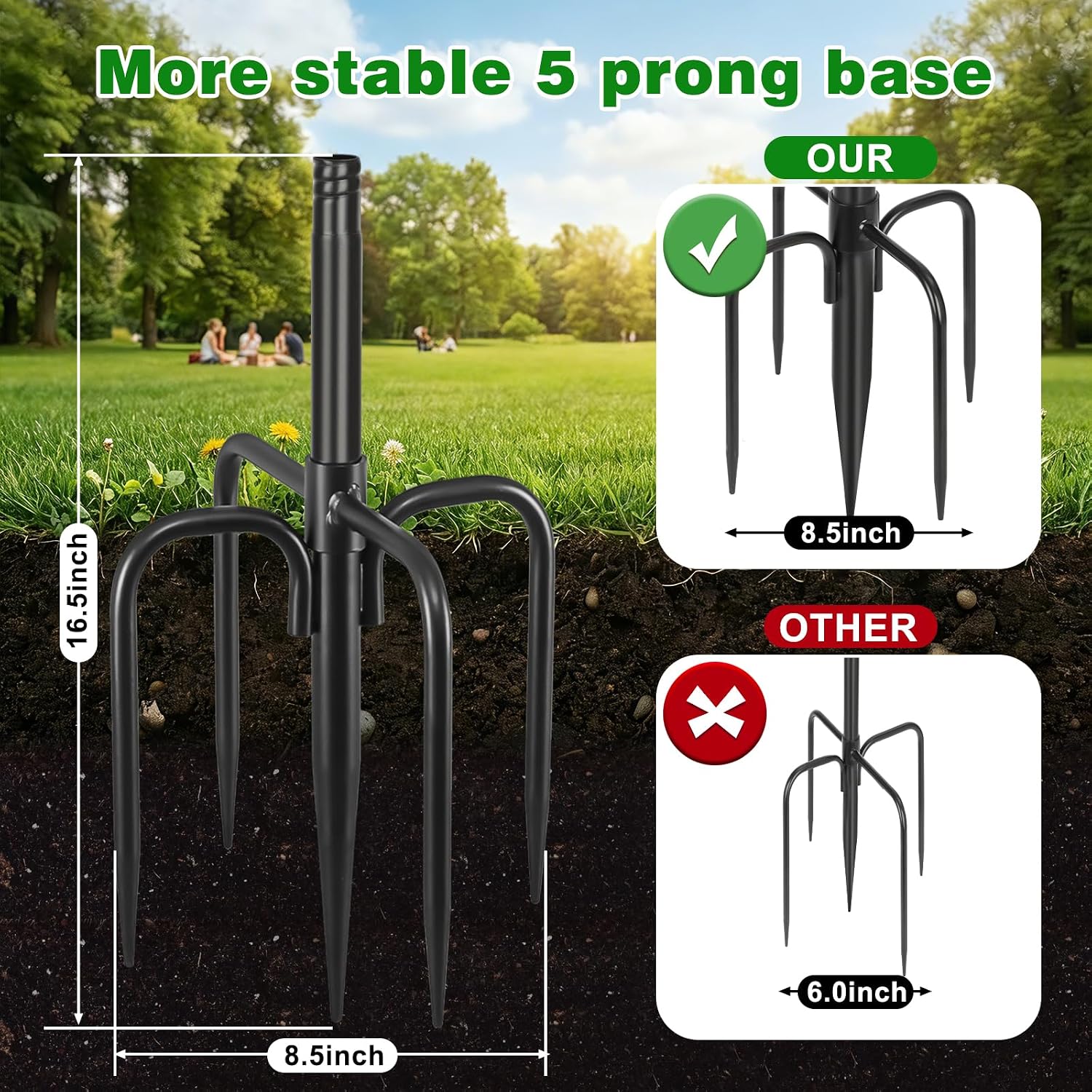 Thumbnail 4 de Tegarbed Double Shepherd Hook, 88-Inch