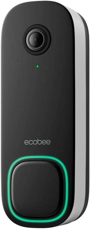 Detalle de ecobee Smart Doorbell Camera Wired, 1080p HDR and 187° Field of View