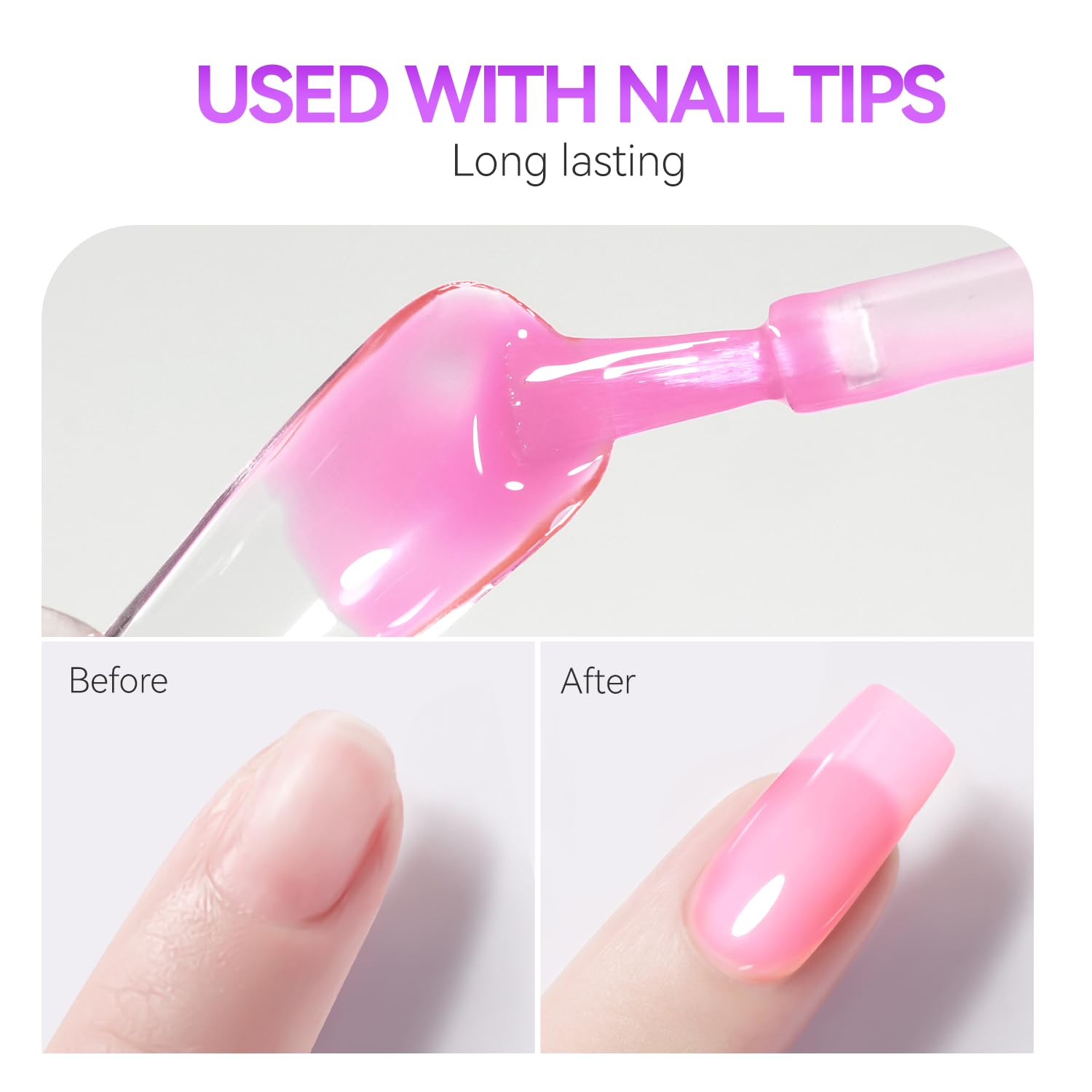 Thumbnail 2 de Gelike ec Pegamento Uñas Postizas 6 en 1 💅 Fuerte y Clear