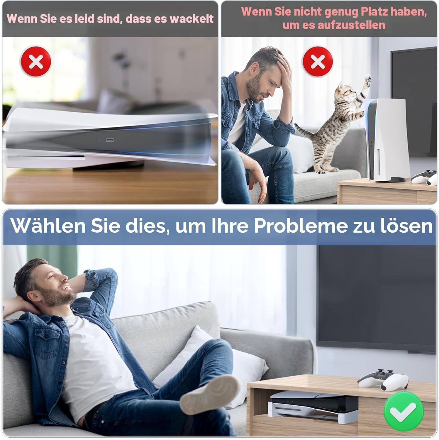 Thumbnail 6 de PS5 Ständer Horizontal für alle Modelle