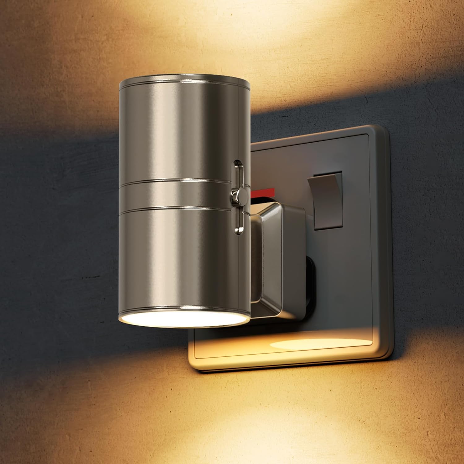 Detalle de LOHAS-LED Night Light: Modern Plug-in, Dusk-to-Dawn Sensor with 0–100LM Dimmable Brightness