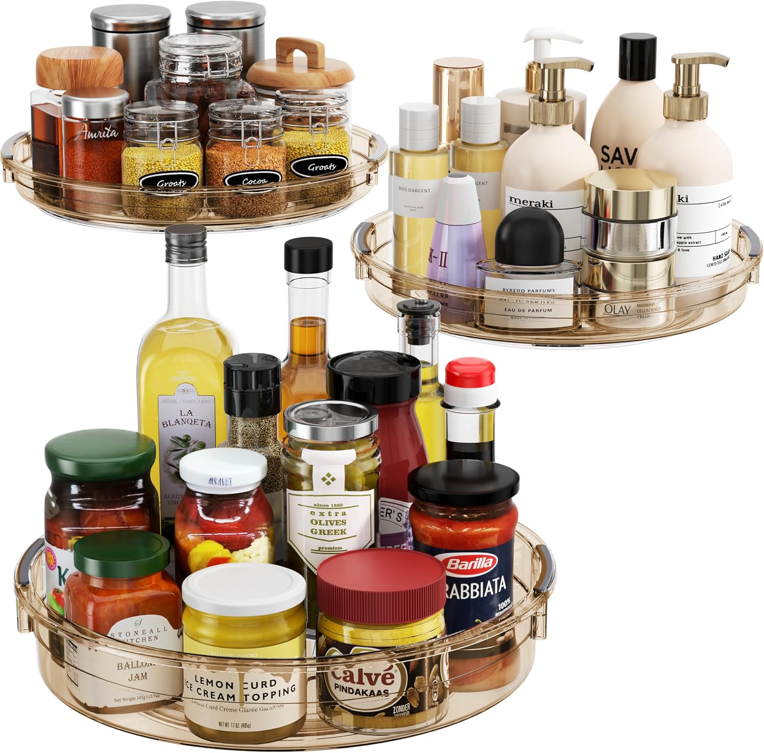 Detalle de LAMU Lazy Susan Organizer, 3 Sizes