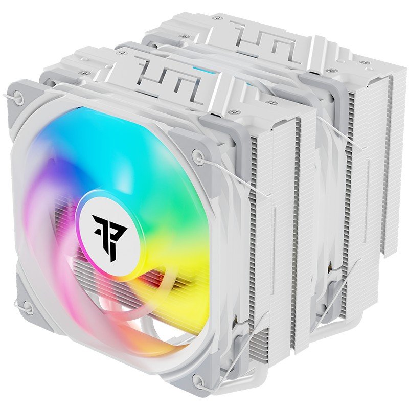 Detalle 2 de Tempest Cooler 6Pipes Ventilador CPU 2x120 mm blanco 🖥