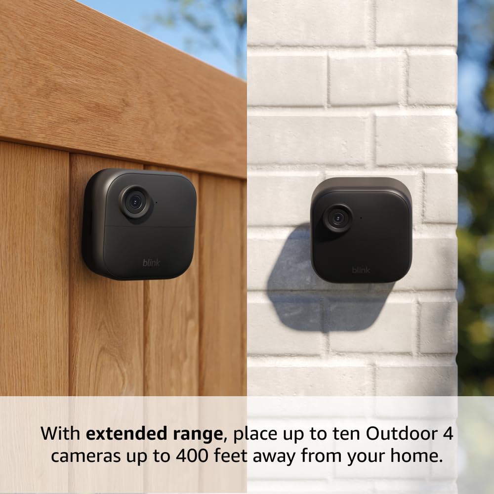 Detalle de Blink Outdoor 4 XR 2-Camera Wireless Security System, Extended Range