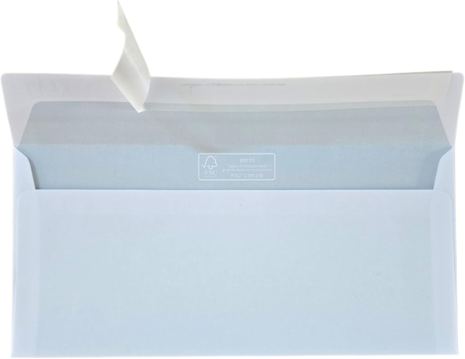 Detalle de ARKRAFT Enveloppes Format 23x11 – Enveloppe américaine autocollante blanche, lot de 50
