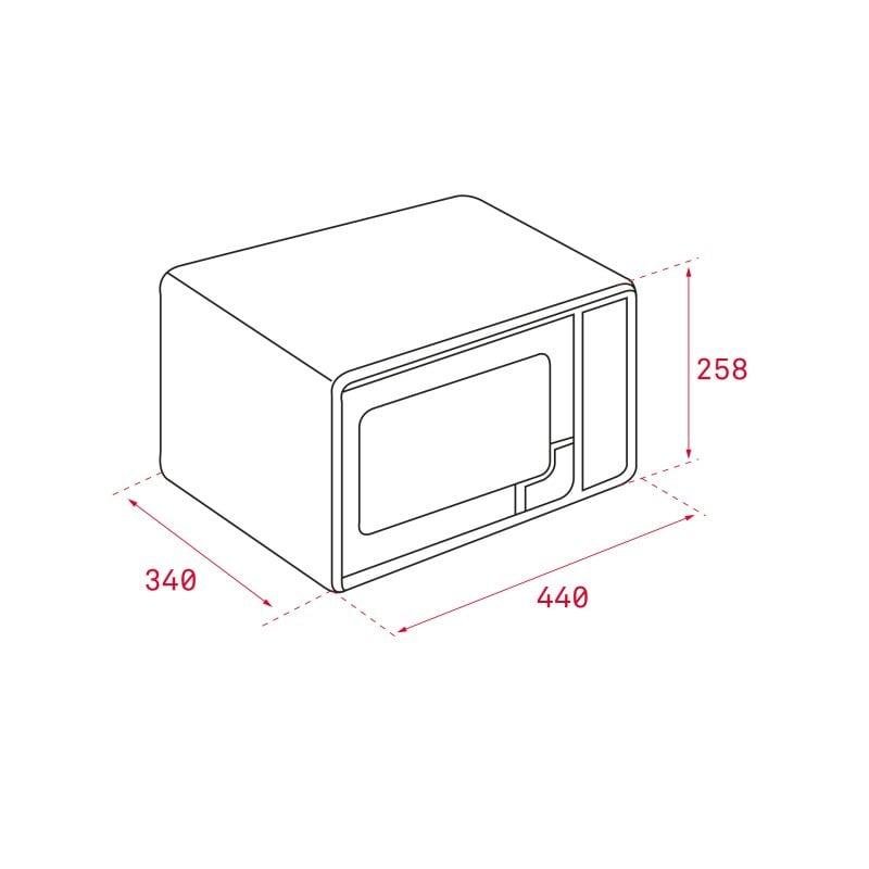 Detalle 2 de Teka MWE-225 G Microondas con grill 700 W