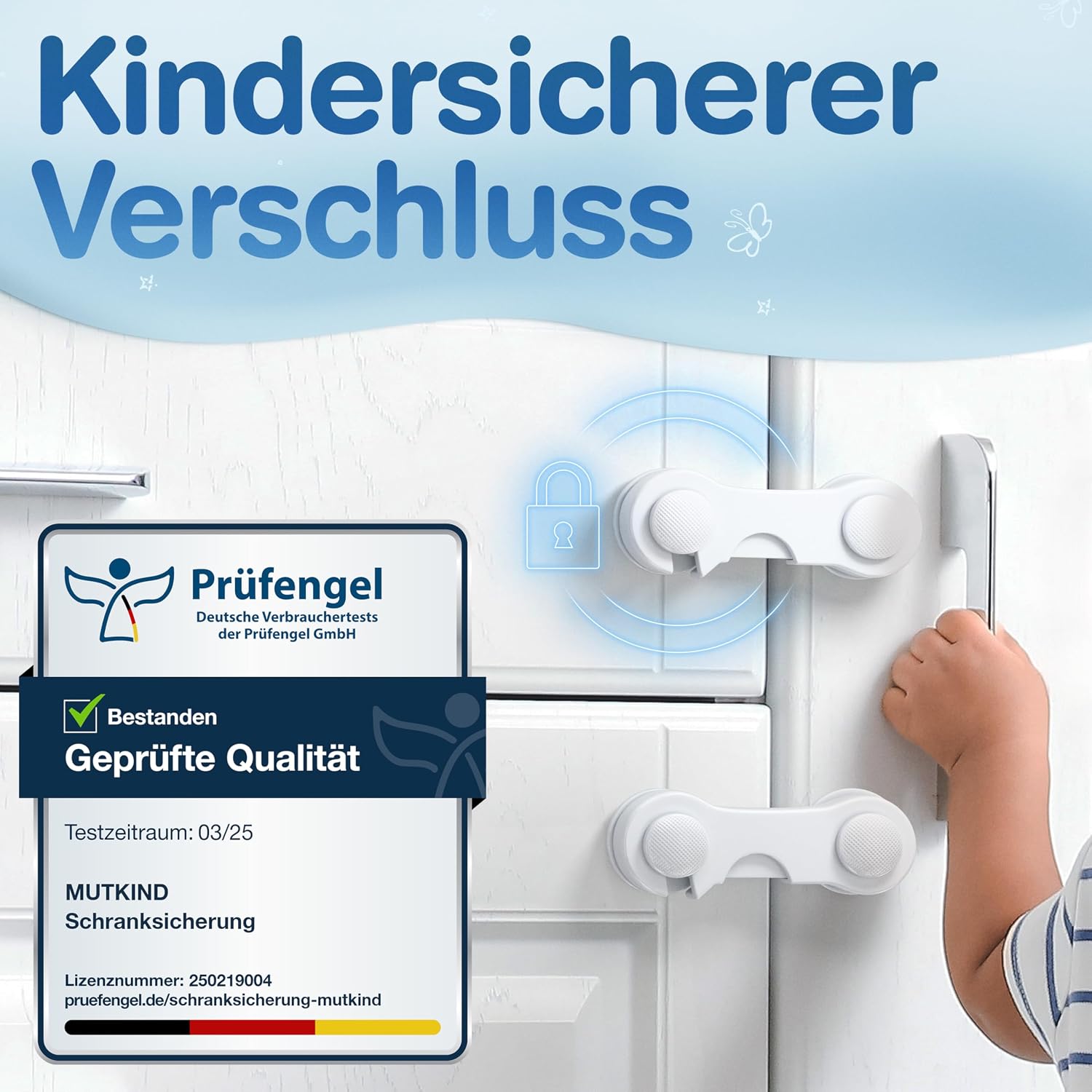 Thumbnail 3 de MUTKIND 12x Kindersicherung Schrank 🔒
