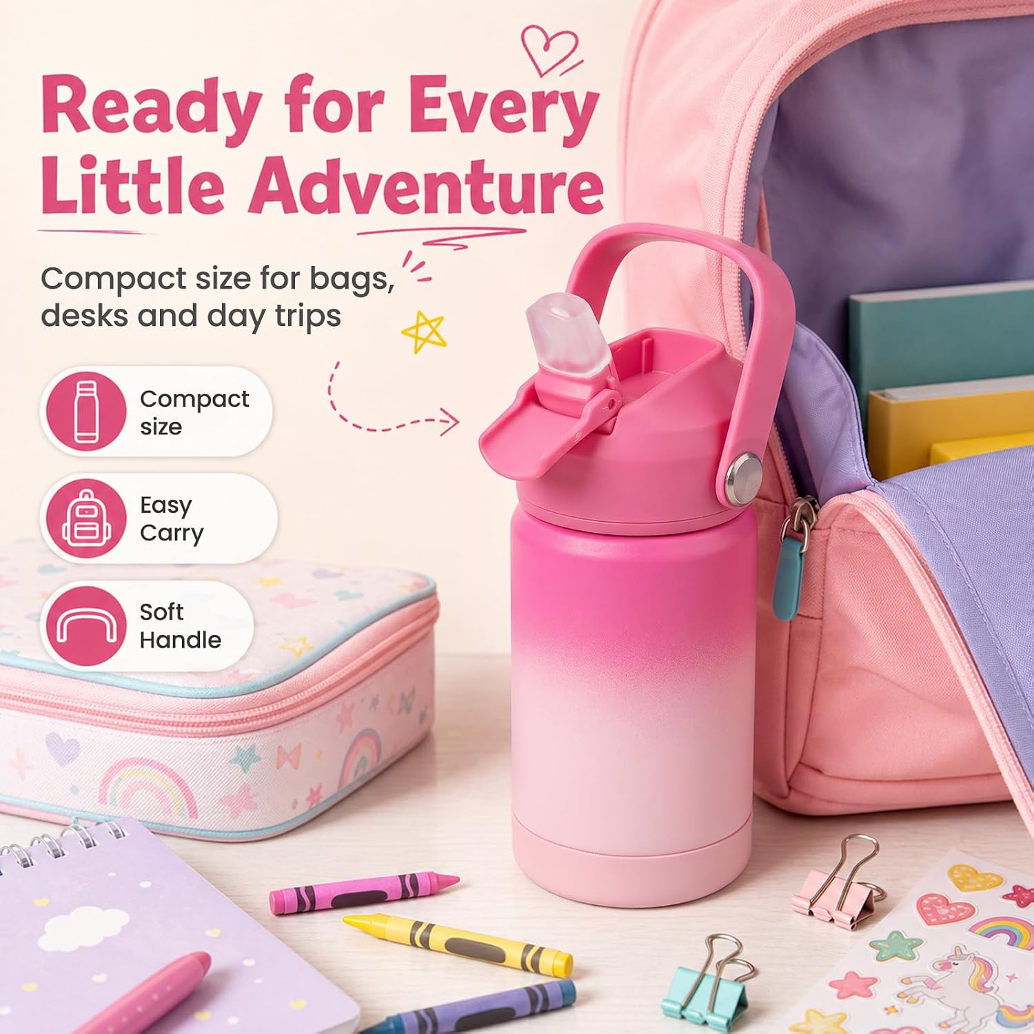 Detalle 2 de Konokyo Insulated Sports Water Bottle 24 oz