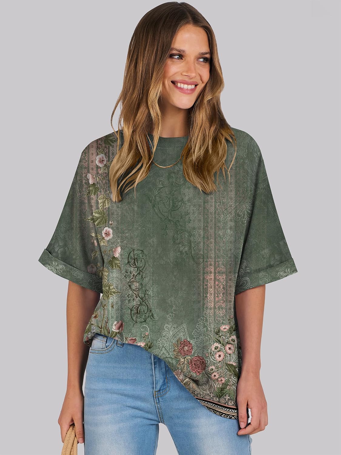 Detalle 2 de ANRABESS Oversized T-Shirt 2026