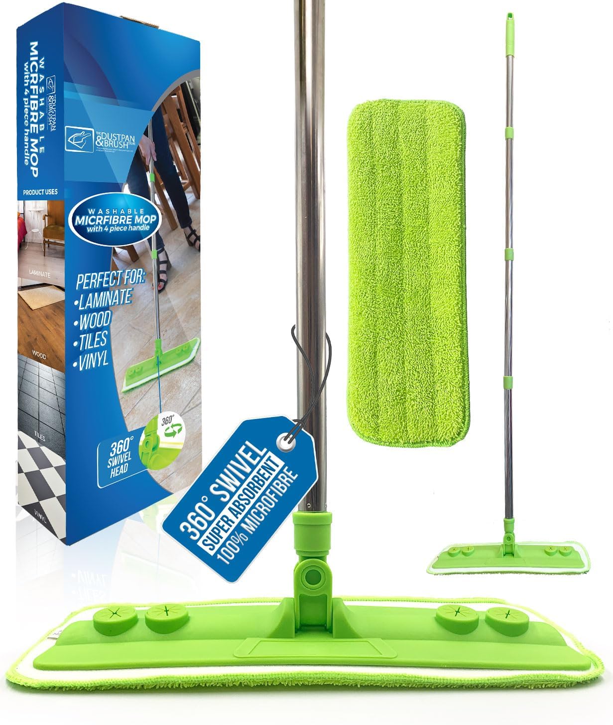 TDBS Microfibre Mop for Hard Floors