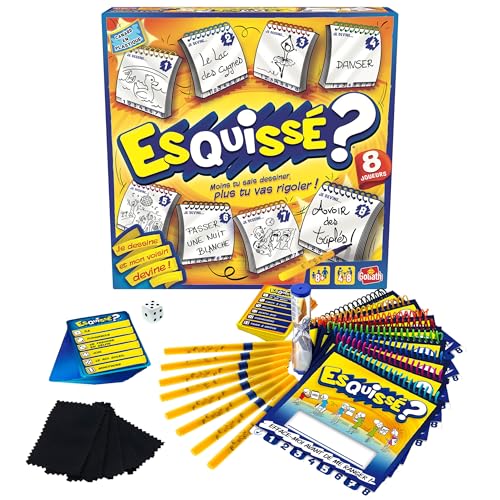 Detalle de Goliath Esquisse 8 Joueurs – Jeu de Dessin et Société pour Enfants dès 8 ans