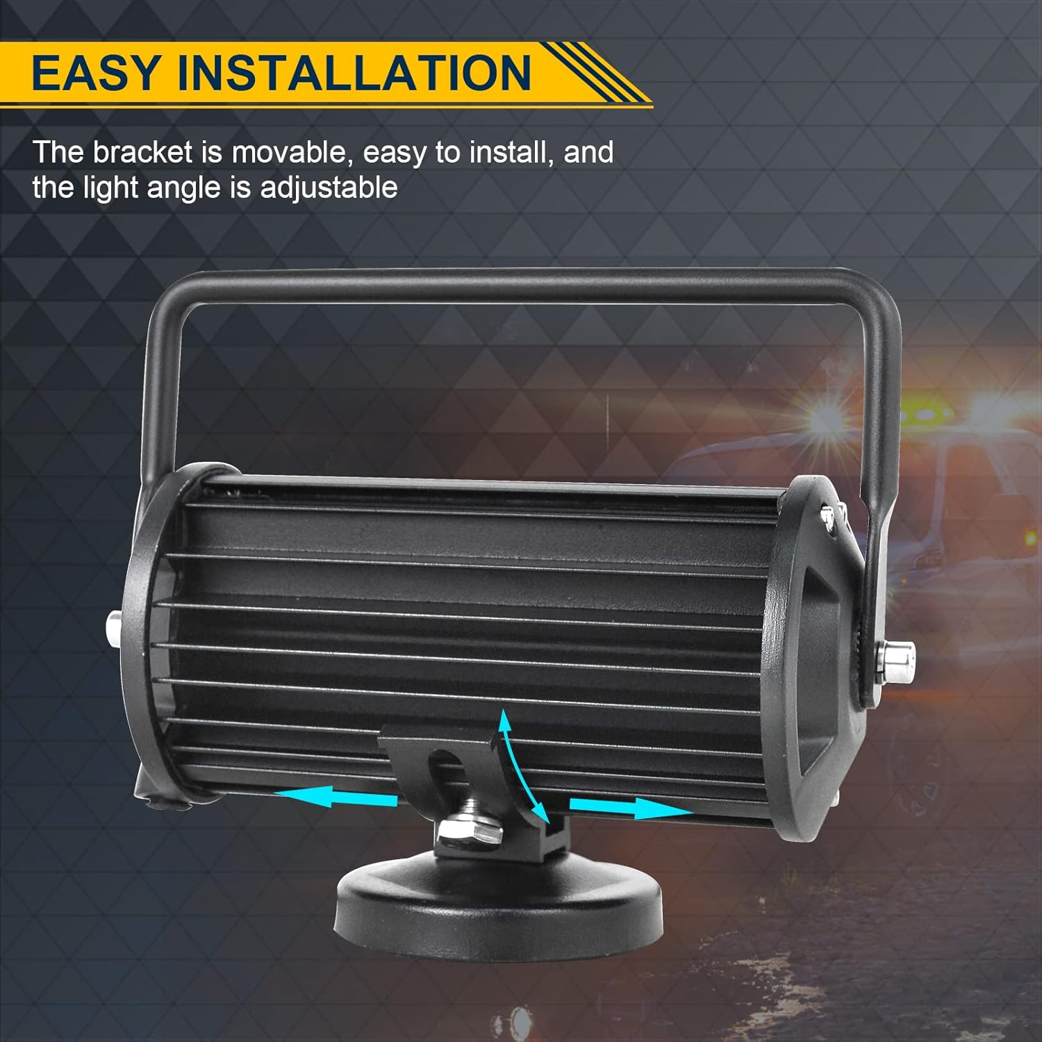 Detalle 2 de SKYWORLD 7 inch 36W Magnetic LED Work Light