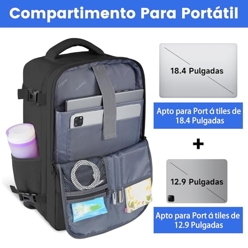 Thumbnail 2 de Taygeer Mochila Cabina 55x40x20: alternativa práctica para viajes de mano