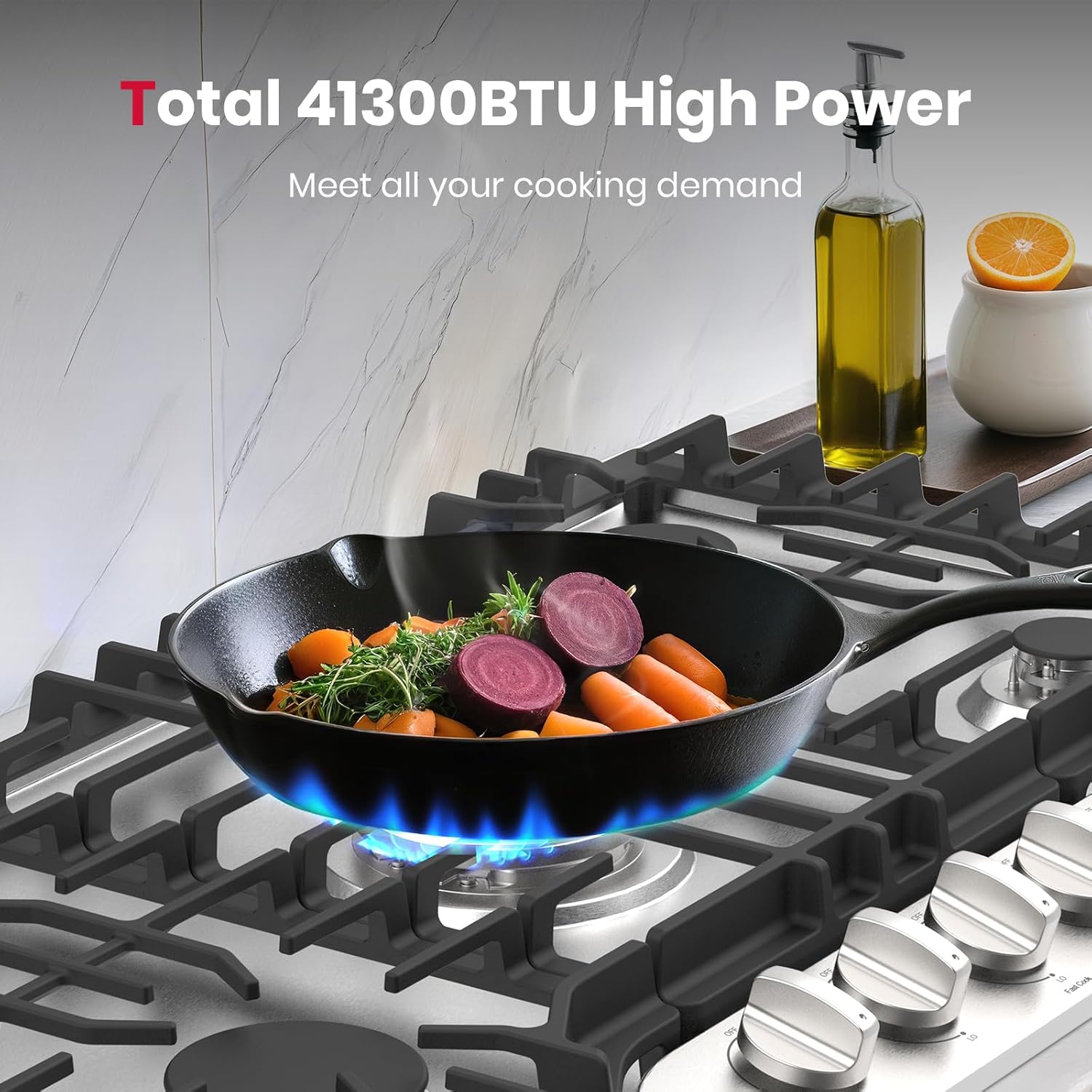 Thumbnail 1 de GASLAND GH3365SF 36 Inch gas cooktop