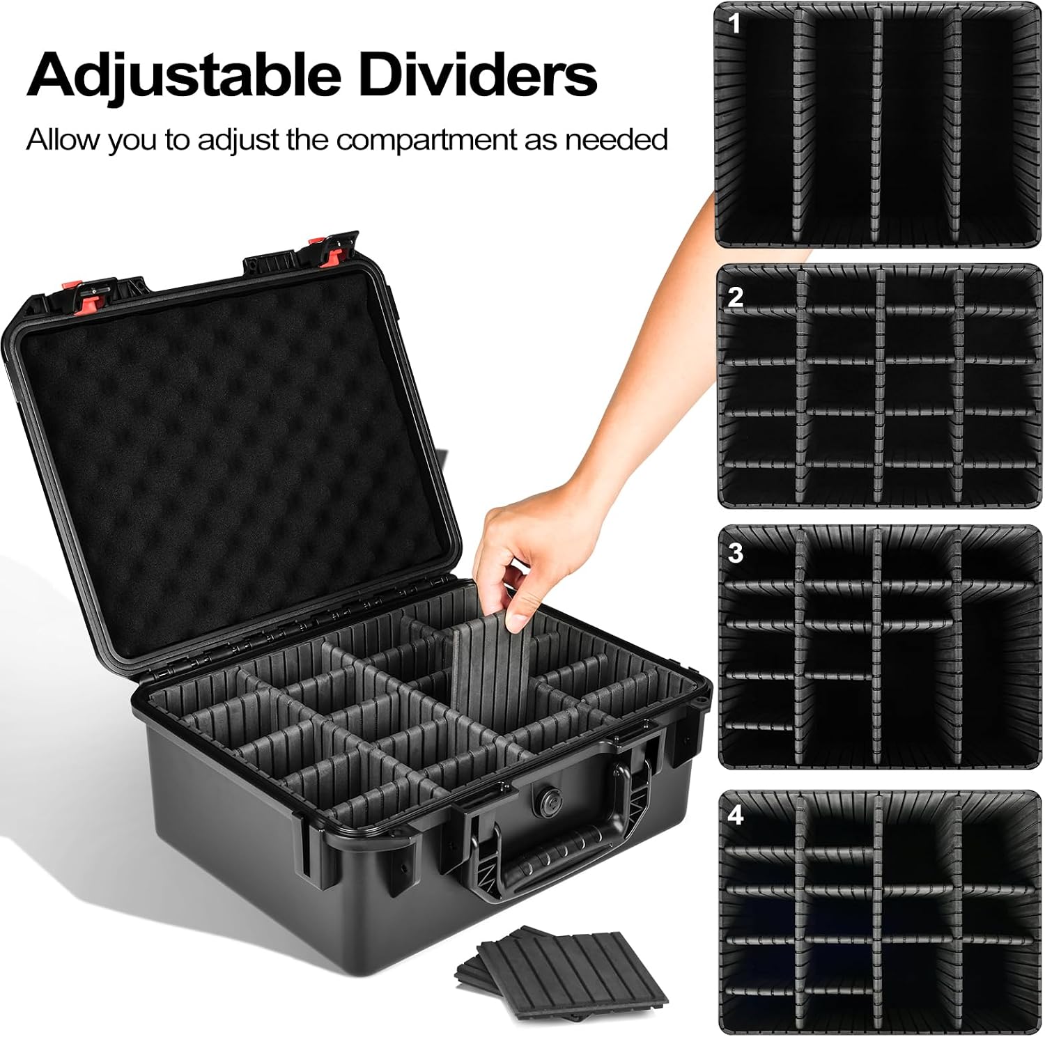 Detalle de Graded Card Case Storage Box: 800+ Toploader Capacity for PSA/BGS/SGC Cards