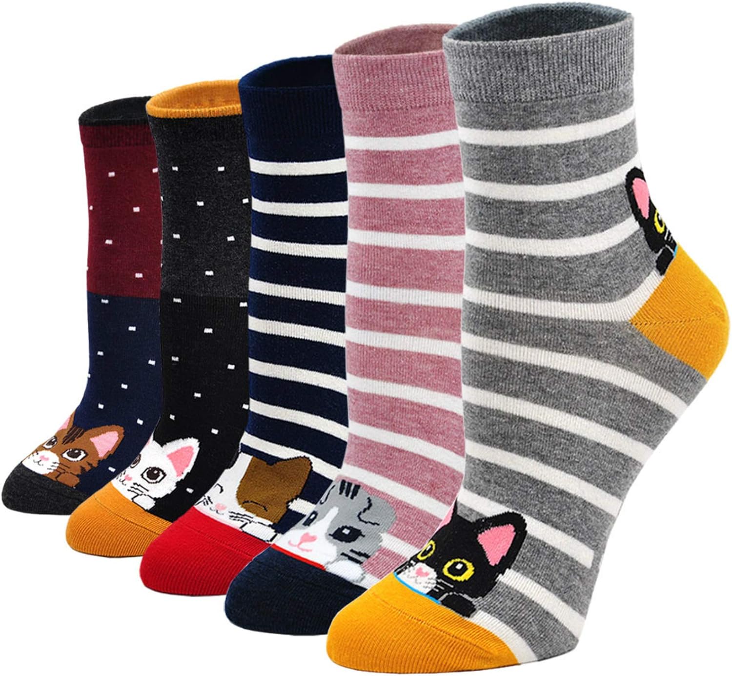 Detalle de PUTUO Calzini Divertenti Donna Cotone EU 37-43